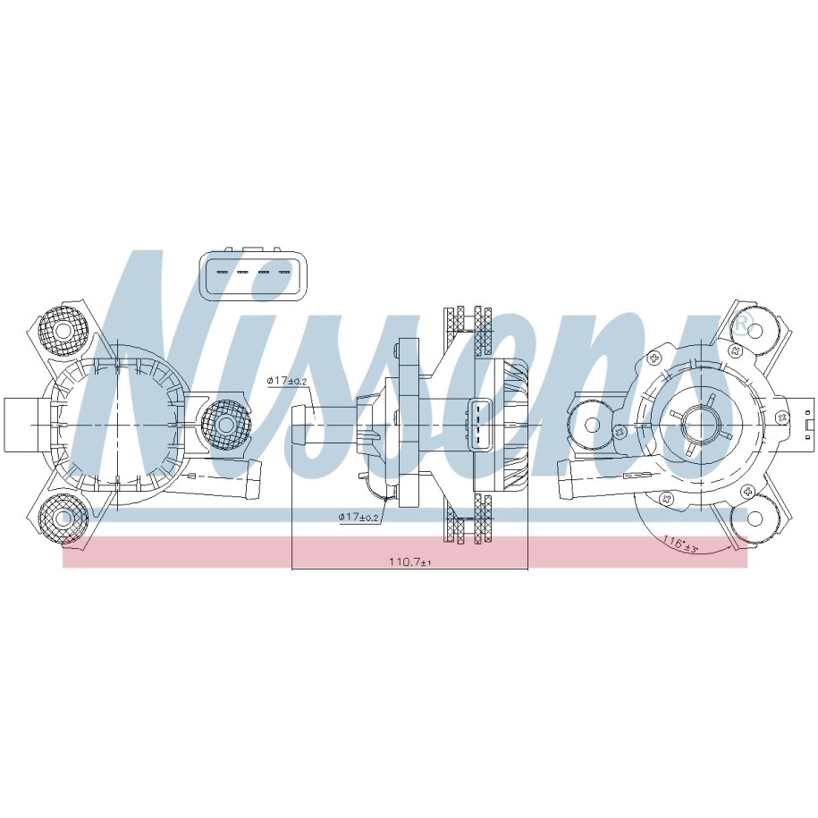 Auxiliary Pump - Nissens 832171