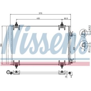 Condenser - Nissens 94826