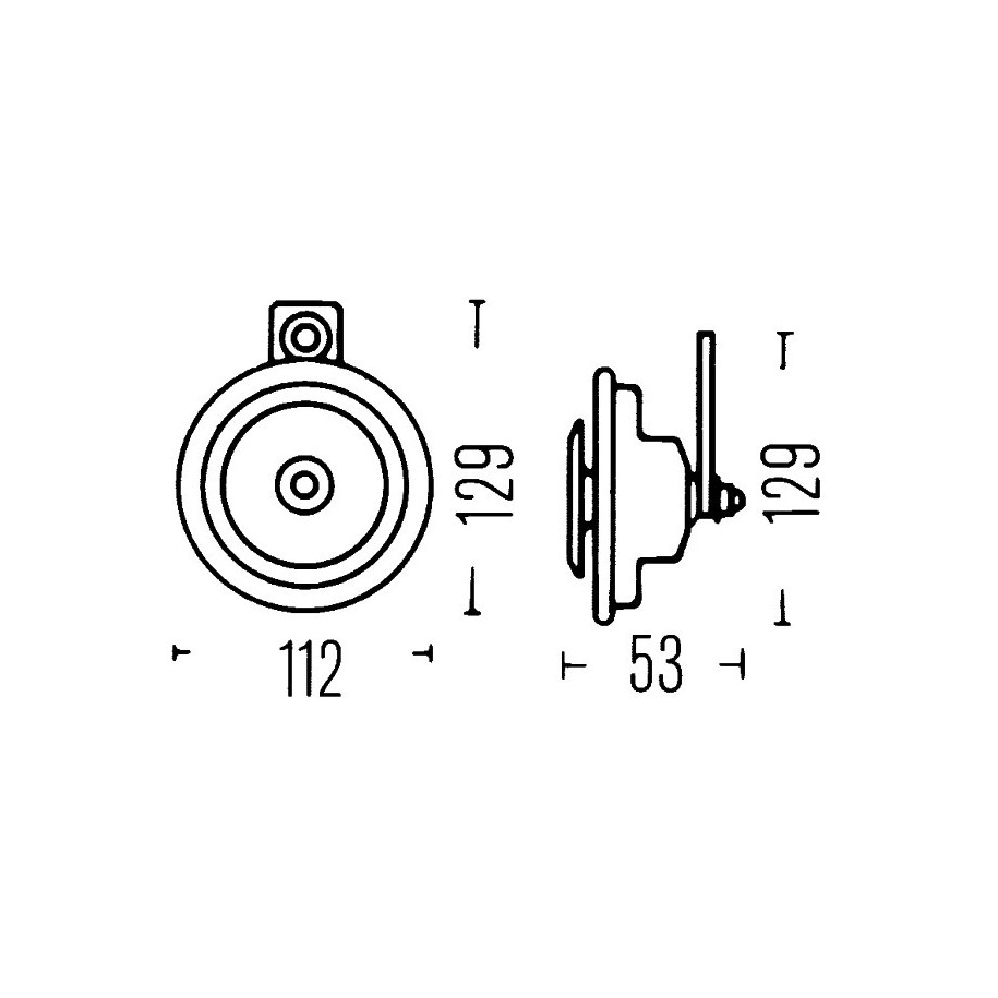 Signal Horn - HELLA 3BA 002 768-431