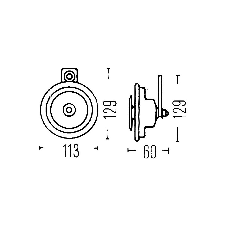 Signal Horn - HELLA 3BA 002 768-001