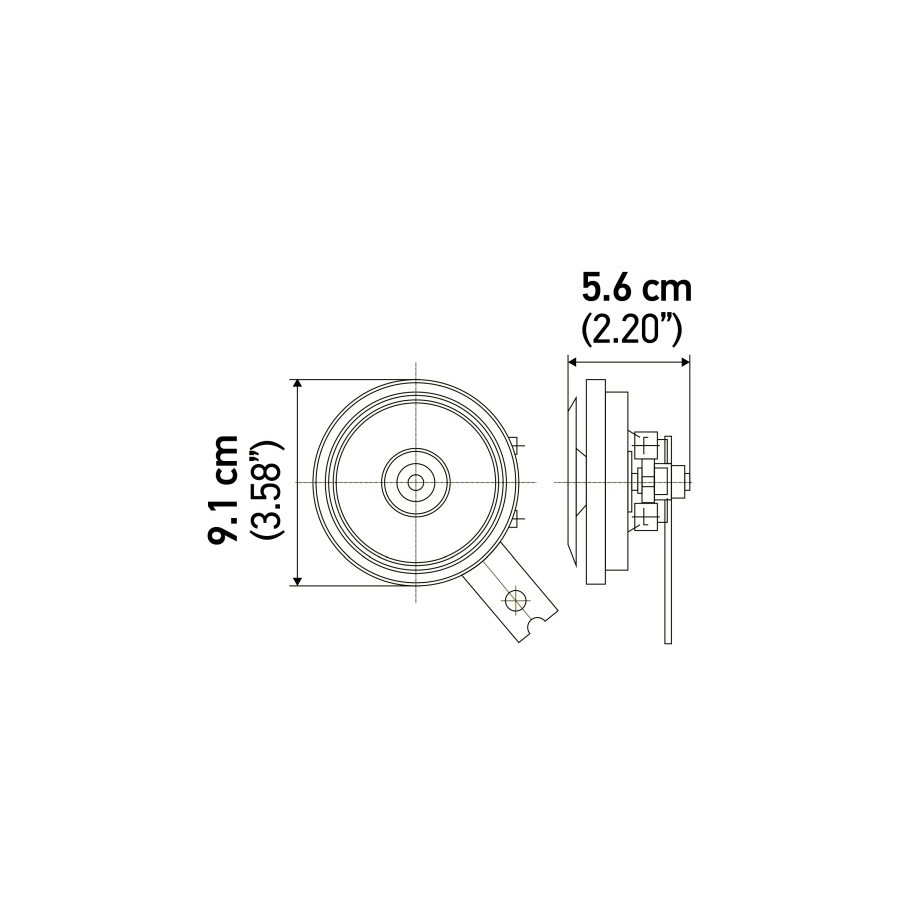 Signal Horn - HELLA 3AM 002 768-821