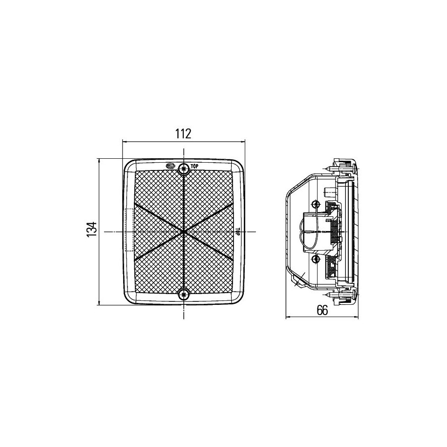 Reverse Light - HELLA 2ZR 013 236-311