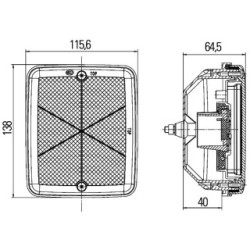 Reverse Light - HELLA 2ZR 013 236-051
