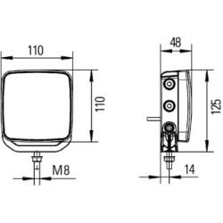 Reverse Light - HELLA 2ZR 012 456-211