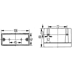 Reverse Light - HELLA 2ZR 006 609-081