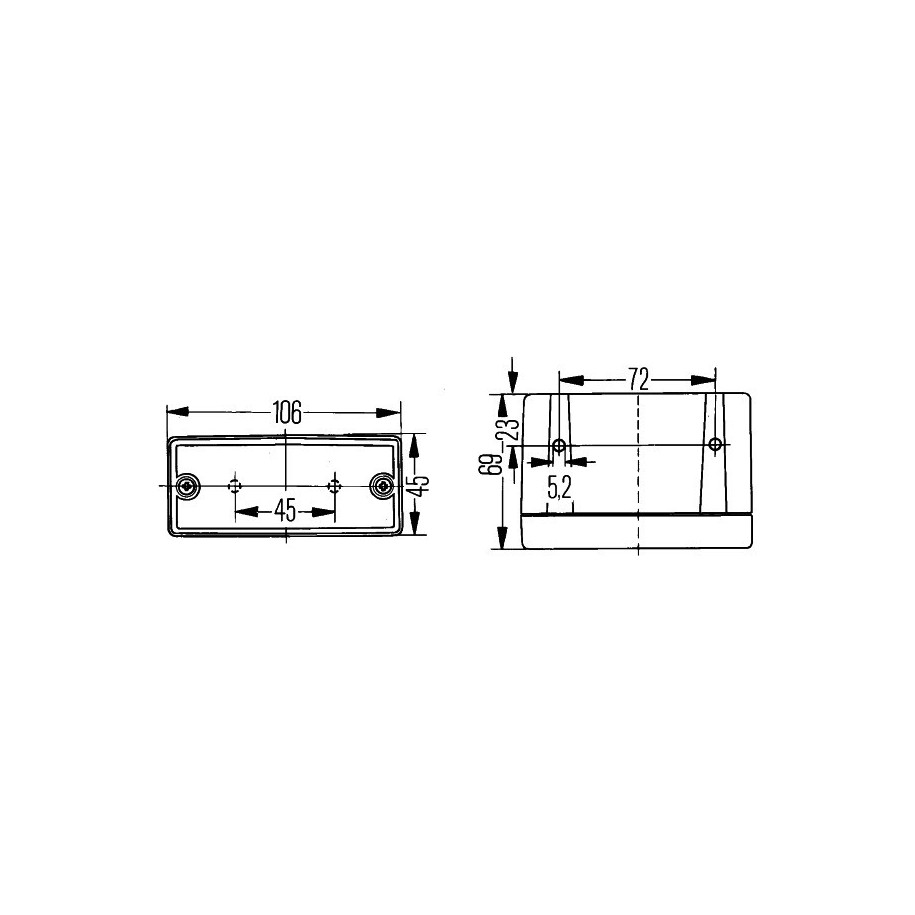 Reverse Light - HELLA 2ZR 006 609-081