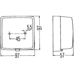 Reverse Light - HELLA 2ZR 003 315-041