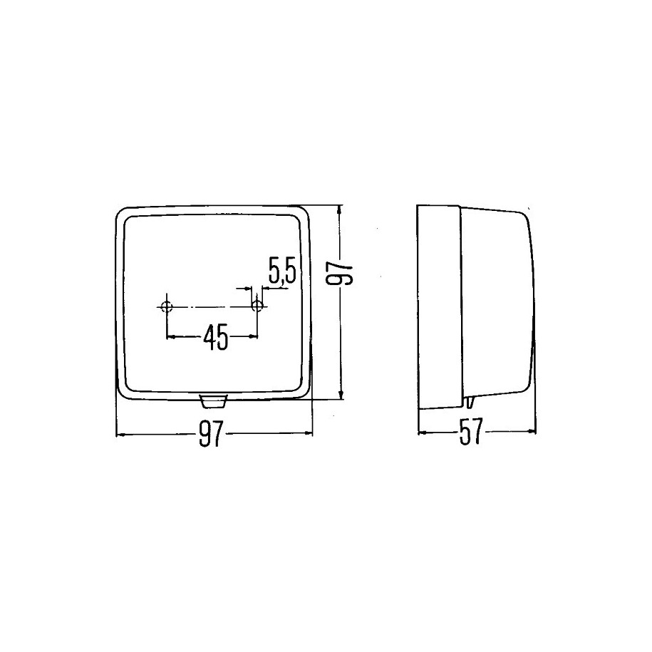 Reverse Light - HELLA 2ZR 003 315-041