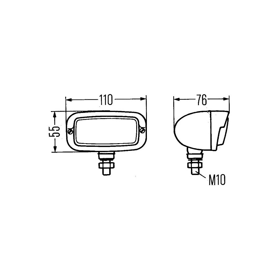 Reverse Light - HELLA 2ZR 001 193-011