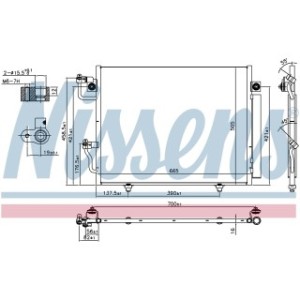 Condenser - Nissens 94864