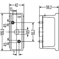 Clearance Light - HELLA 2XS 007 841-021