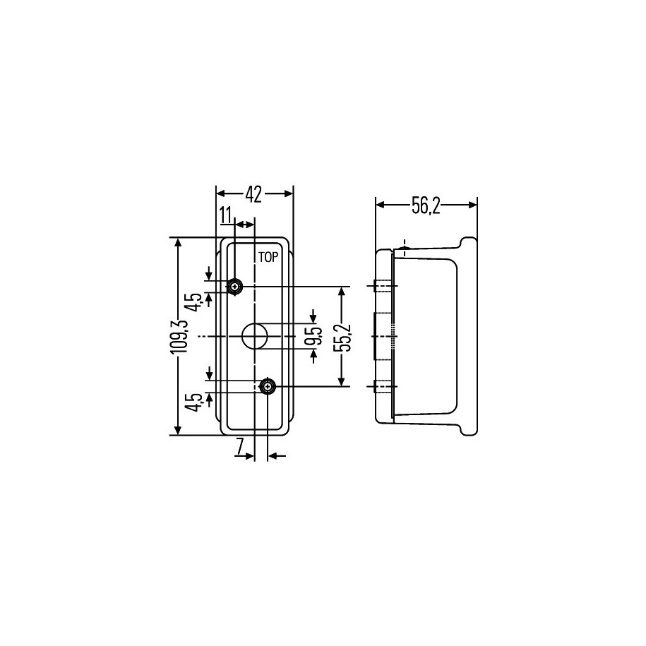 Clearance Light - HELLA 2XS 007 841-011