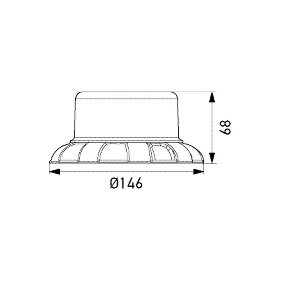 Strobe Type Beacon - HELLA 2XD 066 146-001