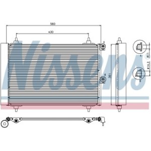 Condenser - Nissens 94870