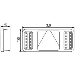 Combination Rear Light - HELLA 2VP 345 900-131