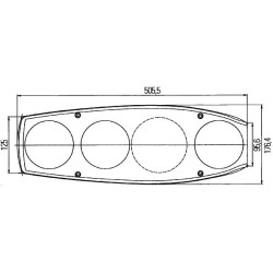 Combination Rear Light - HELLA 2VP 341 419-121
