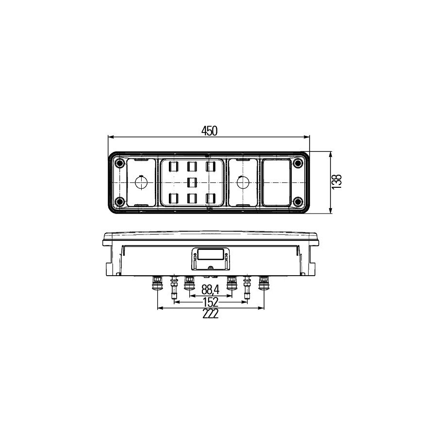 Combination Rear Light - HELLA 2VP 340 960-231