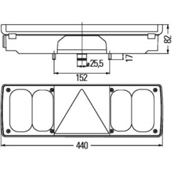 Combination Rear Light - HELLA 2VP 340 450-021
