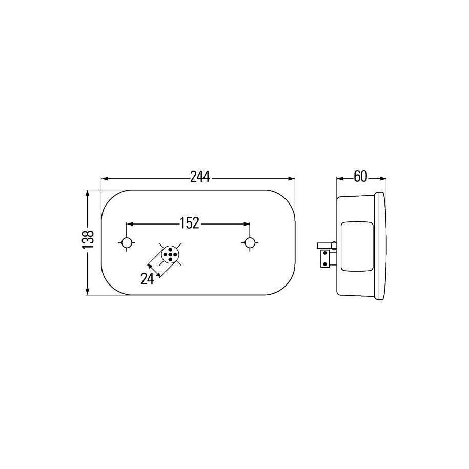 Combination Rear Light - HELLA 2VB 998 232-101