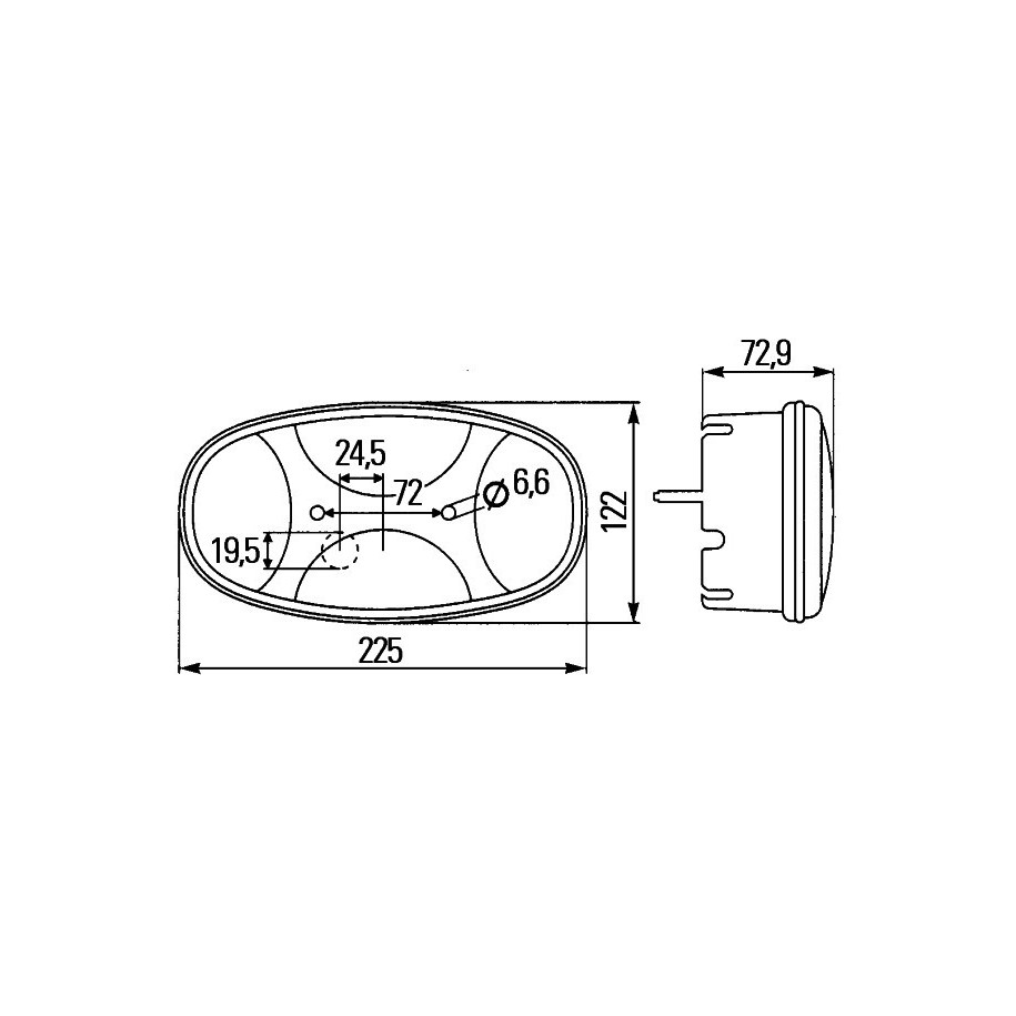 Combination Rear Light - HELLA 2VB 343 640-127