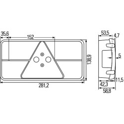 Combination Rear Light - HELLA 2VB 341 032-141