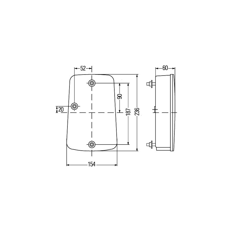 Combination Rear Light - HELLA 2VA 998 233-271