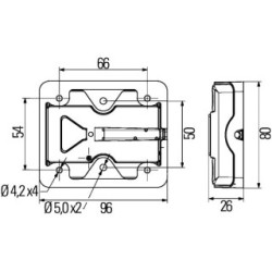 Combination Rear Light - HELLA 2VA 980 720-001