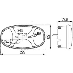 Combination Rear Light - HELLA 2VA 343 640-131