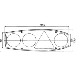Combination Rear Light - HELLA 2VA 341 419-167