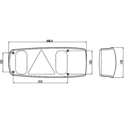 Combination Rear Light - HELLA 2VA 007 502-011