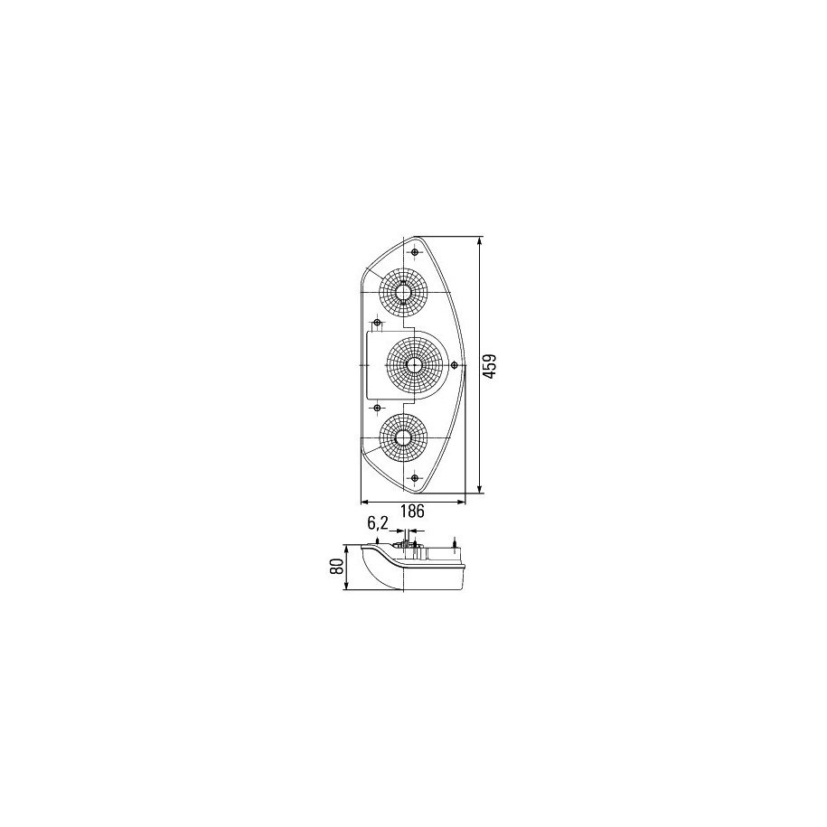 Combination Rear Light - HELLA 2SK 343 440-037