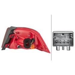 Combination Rear Light For VW - HELLA 2SK 010 744-031