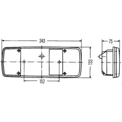 Combination Rear Light - HELLA 2SK 003 567-331