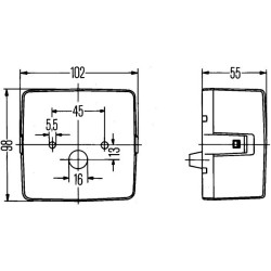 Combination Rear Light - HELLA 2SE 004 623-001