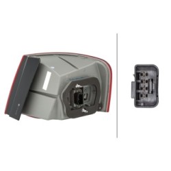 Combination Rear Light For VW - HELLA 2SD 983 150-031