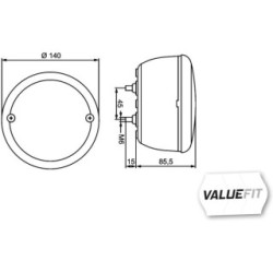 Combination Rear Light - HELLA 2SD 357 026-201