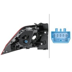 Combination Rear Light For VW - HELLA 2SD 012 521-061
