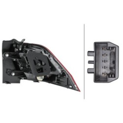 Combination Rear Light For VW - HELLA 2SD 012 519-031