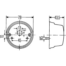 Combination Rear Light - HELLA 2SB 001 259-261