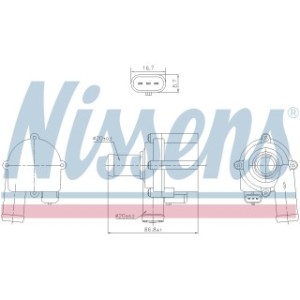 Auxiliary Pump - Nissens 832172