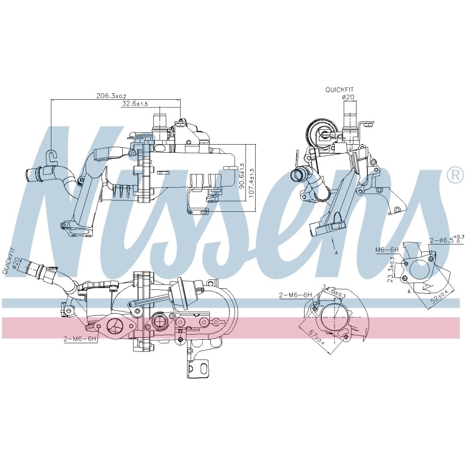 Heat Exchanger - Nissens 989285