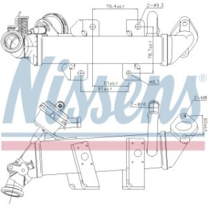 Heat Exchanger - Nissens 989287