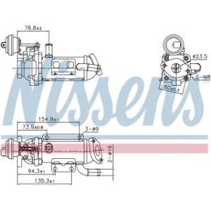 Heat Exchanger - Nissens 989289