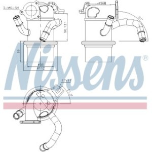 Heat Exchanger - Nissens 989315