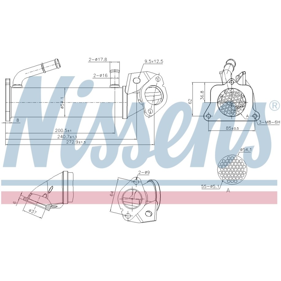 Heat Exchanger - Nissens 989321