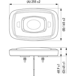 Warning Light - HELLA 2RL 014 566-201