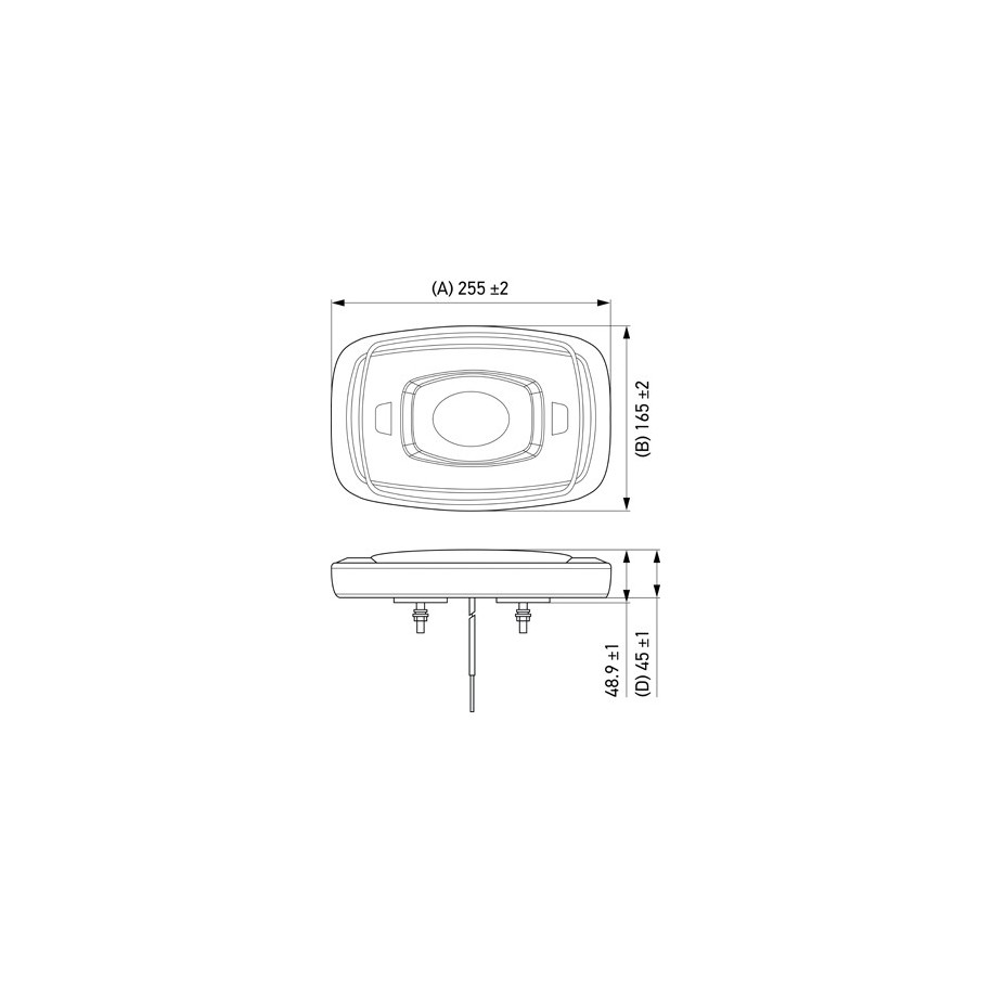 Warning Light - HELLA 2RL 014 566-201