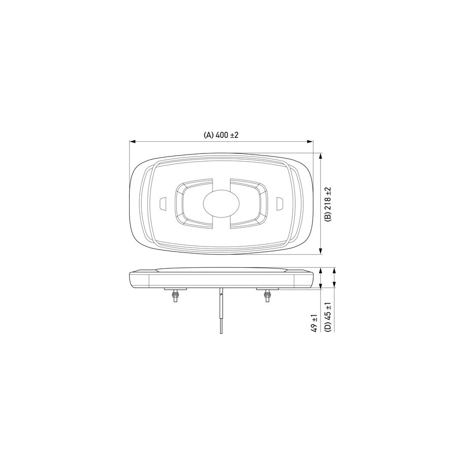 Warning Light - HELLA 2RL 014 565-011