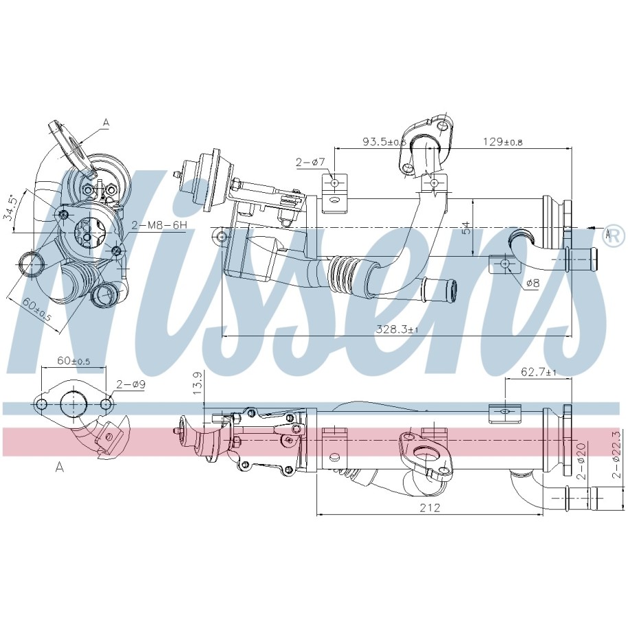 Heat Exchanger - Nissens 989329