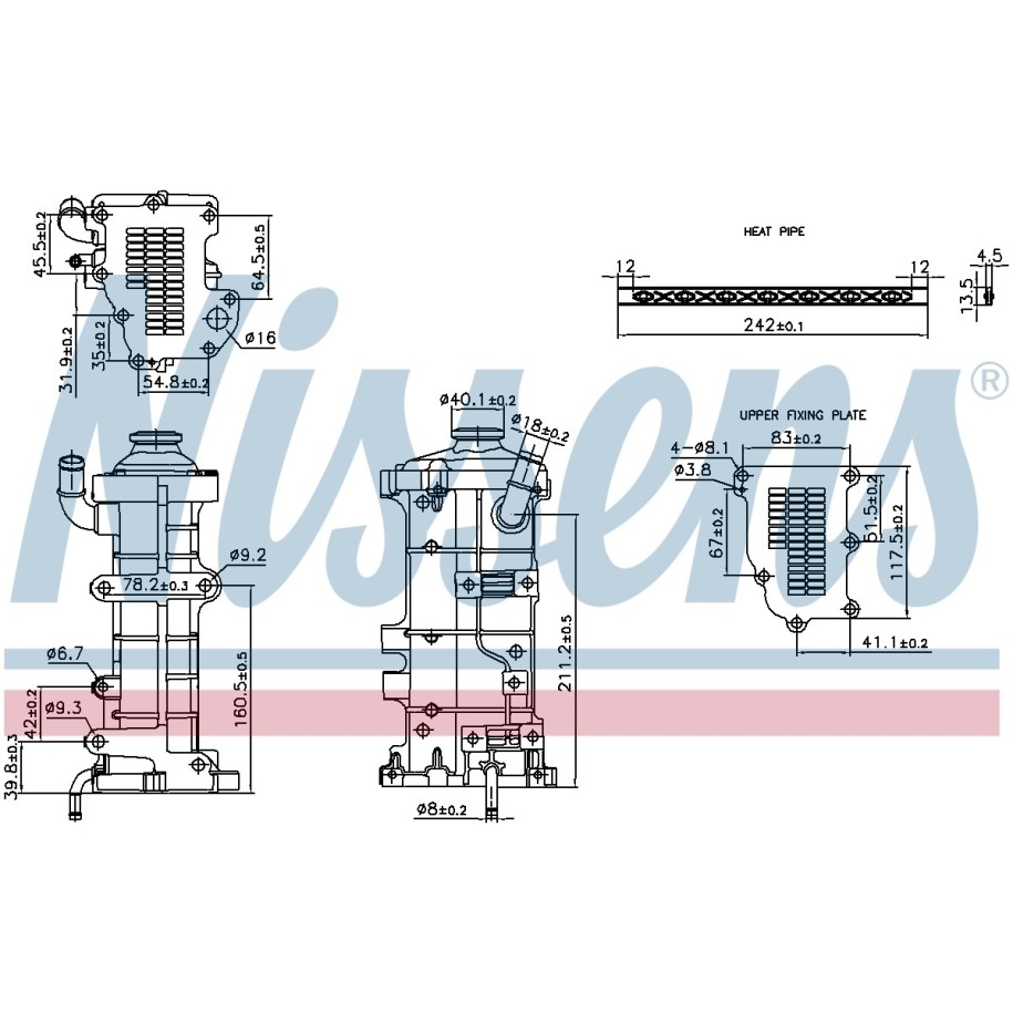 Heat Exchanger - Nissens 989374